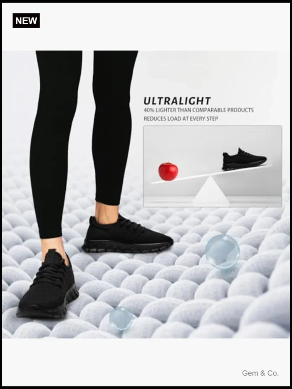 Women's Athletic Walking Running Sneakers Non Slip Breathable Lightweight